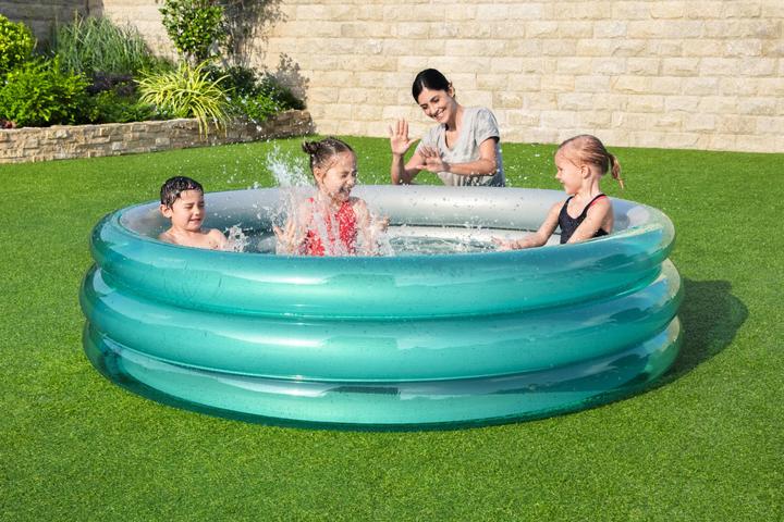 Produktbild Bestway Kinderbecken Rund Gross Metallic