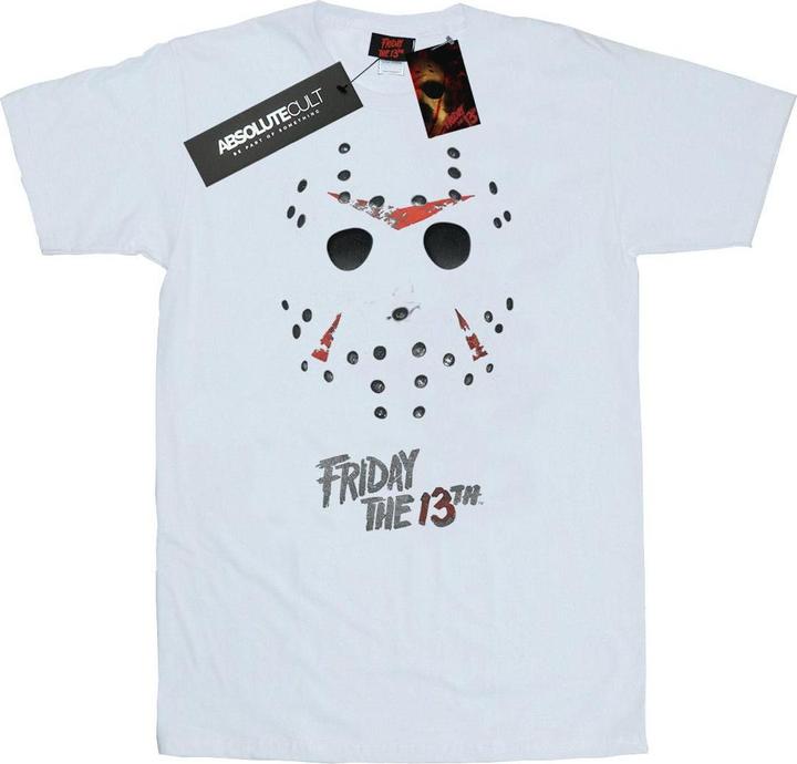 Actual product image Absolute Cult Mens Jason Hockey Mask T-Shirt (S)
