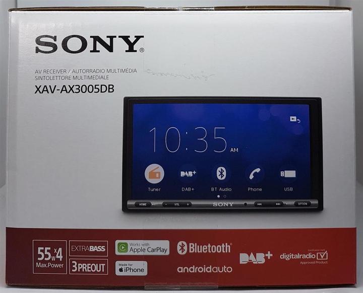 Actual product image Sony XAV-AX3005DB (Android car, Apple Carplay)