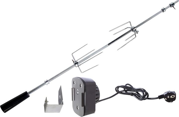 Produktbild Allgrill Rotisserie Drehspiess-Set mit Motor für Gasgrills CHEF M Länge 74 cm