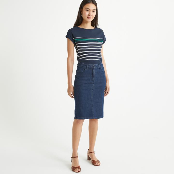 Produktbild Anne Weyburn Gestreiftes T-Shirt (40)