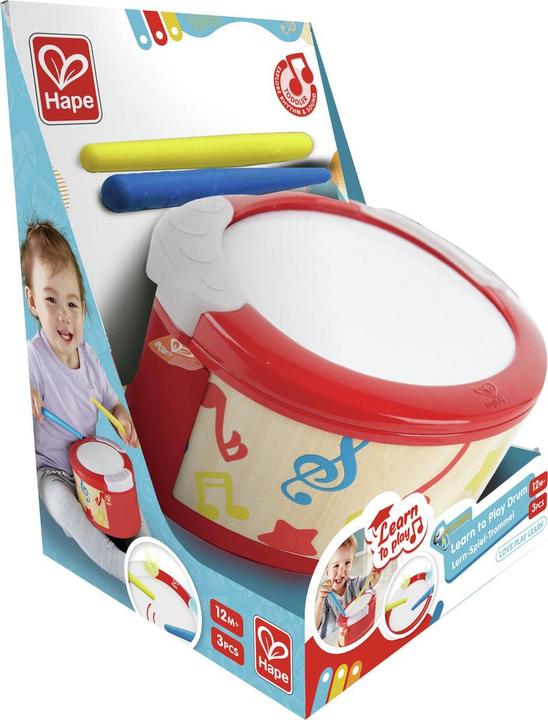 Actual product image Hape Learning game drum (German, French, Italian, English)