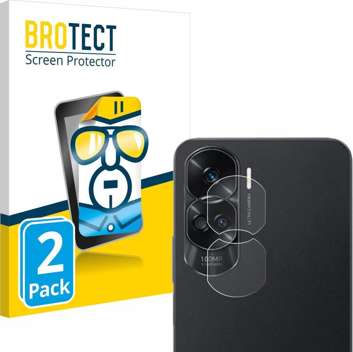 Actual product image BROTECT Screen Protector Clear (2 Piece, Honor 90 Lite)