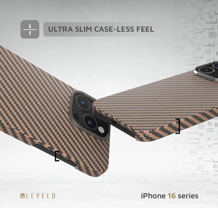 Image du produit Levelo Sergei 1500D Aramid Fiber Case (Apple iPhone 16 Pro Max)