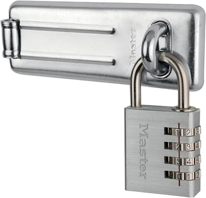 Actual product image Master Lock Hasp with combination lock