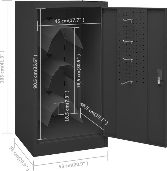 Produktbild VidaXL Fedosia (53 x 53 x 105 cm)