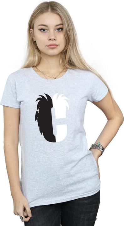 Immagine prodotto Disney Alphabet C Is For Cruella De Vil Maglietta Donna (M)