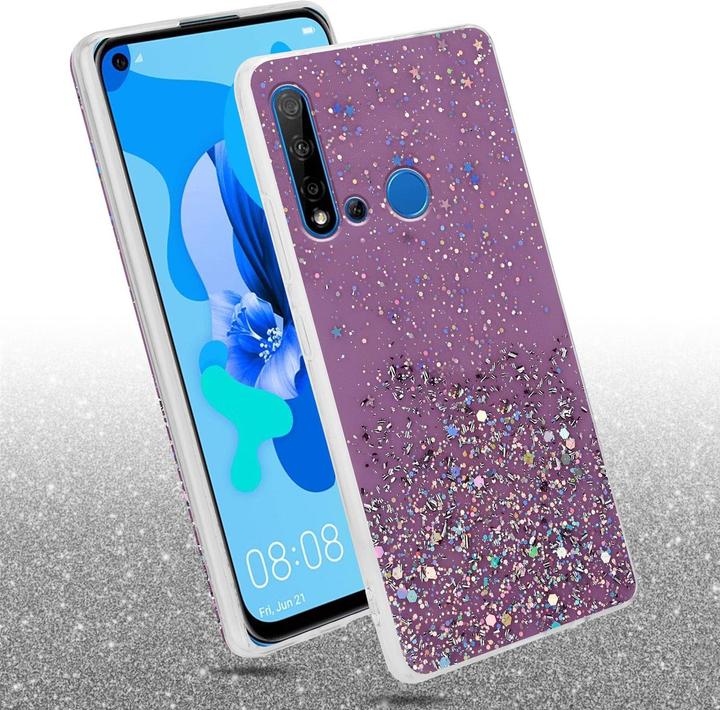 Actual product image Cadorabo TPU cover sparkling glitter (Huawei Nova 5i, Huawei P20 Lite (2019))