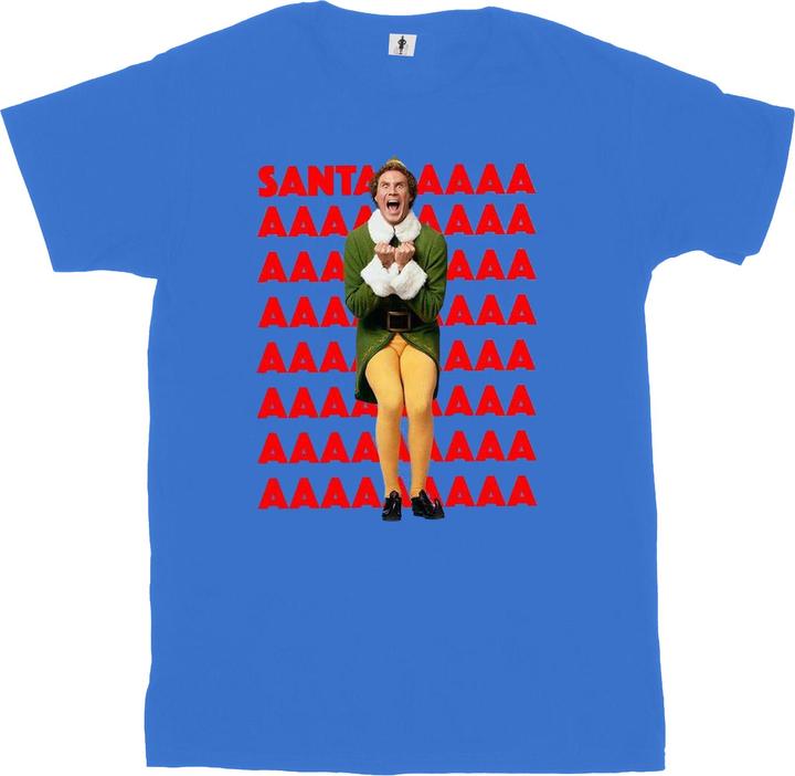 Immagine prodotto Elf Buddy Santa Scream Maglietta Ampia Donna (M)