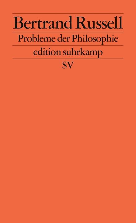 Produktbild Probleme der Philosophie (Deutsch, Bertrand Russell, 1967)