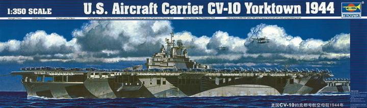 Actual product image Trumpeter Aircraft carrier USS Yorktown CV-10 1944