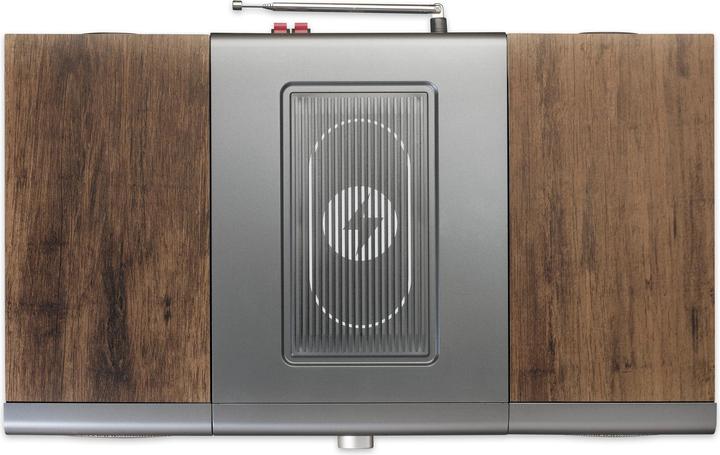 Productafbeelding Lenco MC-175SI Micro-set met DAB, FM, CD, 2 USB, BT, QI (Bluetooth, 2x 20 W)