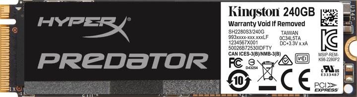 HyperX Predator (240 GB, M.2)