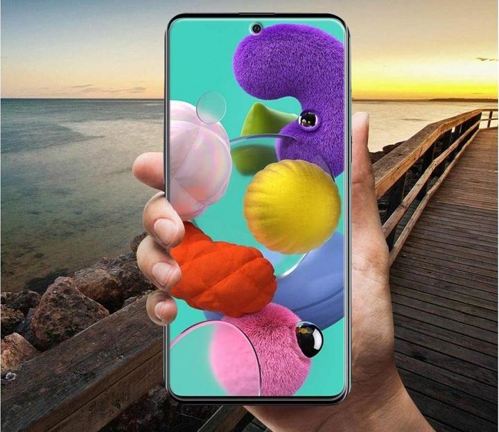 Produktbild Screenguard Samsung Galaxy A51 4G Panzerglas Schutzfolie Case Friendly Design (1 Stück, Samsung Galaxy A51)
