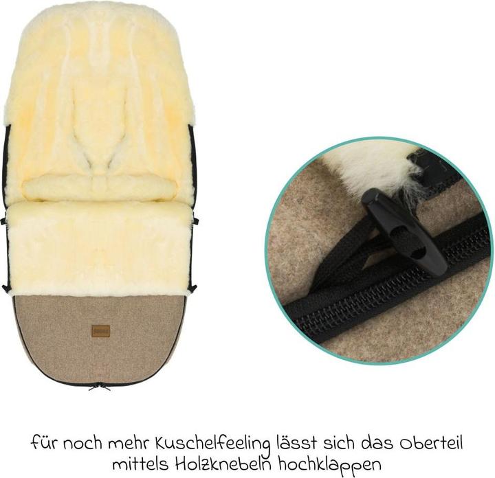Image du produit Fillikid Fusssäcke für Kinderwagen & Buggys Lammwoll-Fusssack Makalu Wool für Buggy, Sport-