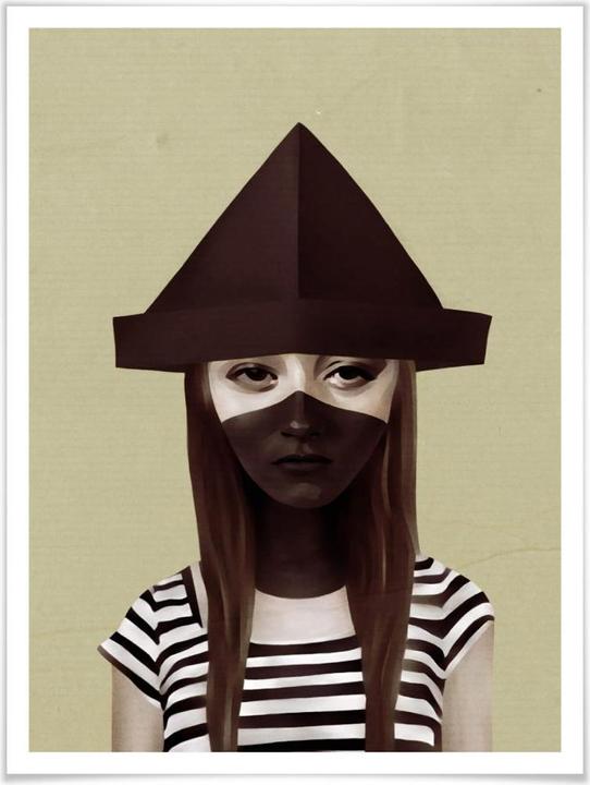 Produktbild Trenddeko Ceci n'est pas un chapeau (60 x 80 cm)
