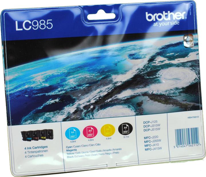 Brother LC-985VALBP Value Pack (M, C, BK, Y)