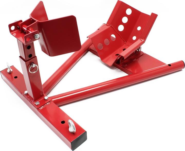 Image du produit Wiltec Support de moto pour Roue avant Pied de montage, pour Roues de 13-17 pouces et 90-130 mm de large