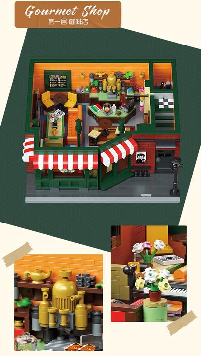 Actual product image Mould King Central Perk - Friends Cafe