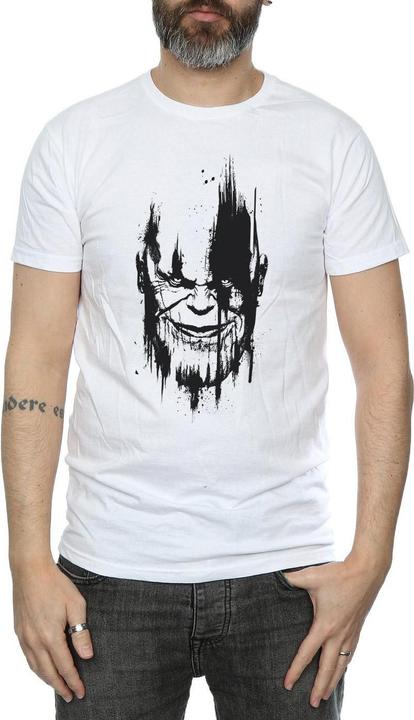 Image du produit Universal Textiles Mens Thanos Face Cotton T-Shirt (L)
