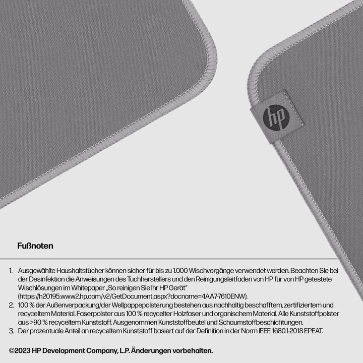 Actual product image HP 100 Sanitisable Mouse Pad (P)