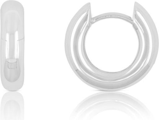 Actual product image Muau Creoles (White gold)