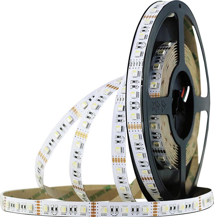 McLED LED Band RGB+ IP20 LED Streifen 3m Lichtband zum Kleben 3000 K warmweiss 24V/DC (Warmweiss, 300 cm, Indoor)