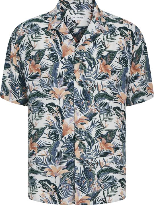 Jack & Jones Jjejeff Tropical Aop Resort Shirt Ss Sn