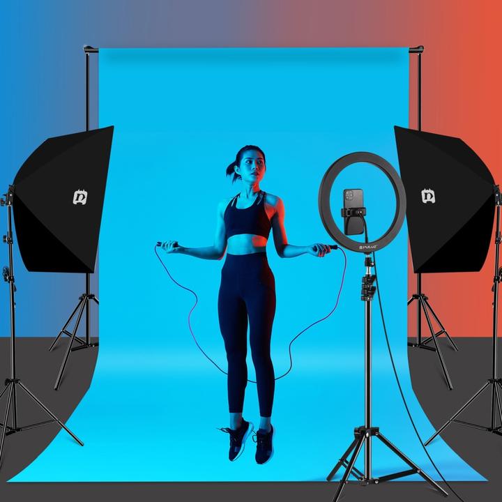 Actual product image Puluz Softbox continuous light with tripod (Soft boxes)