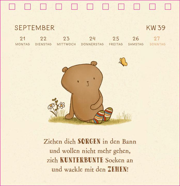 Actual product image Siefert:Mister O'Lui Tischkalender 2026 (German)