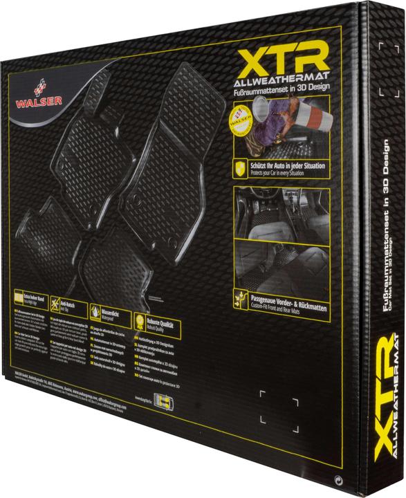 Actual product image Walser Rubber mats XTR for Hyundai i20 III (BC3, BI3) 08/2020-Today (2 front mats + 2 rear mats)
