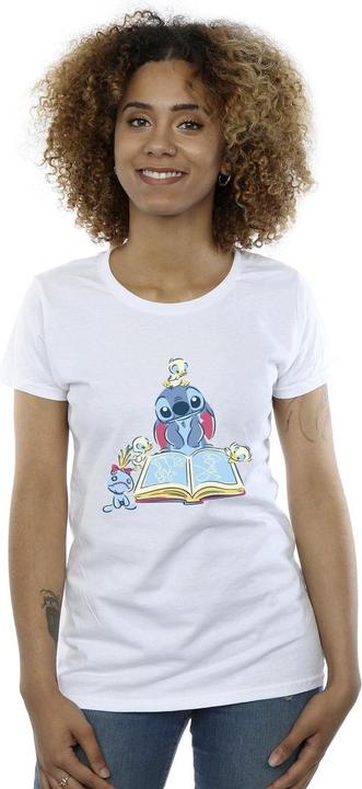Produktbild Disney Lilo & Stitch Reading A Book TShirt (XXL)