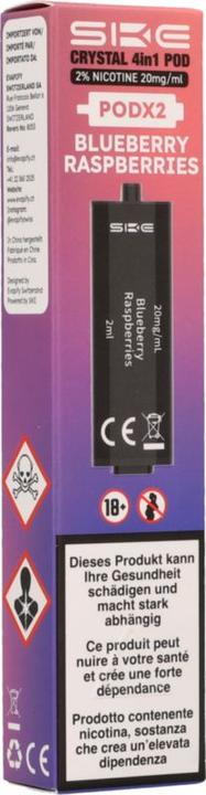 Immagine prodotto SKE Pod 4in1 2x (Lampone, Mirtillo)