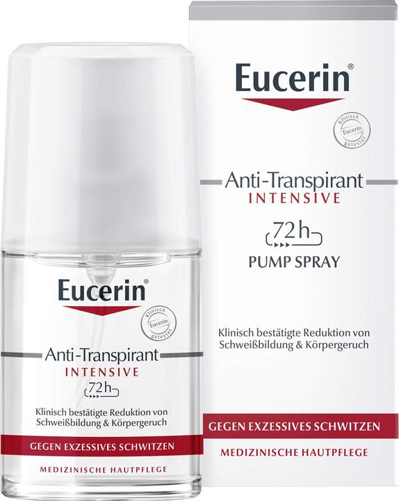 Produktbild Eucerin Deodorant Antitranspirant Spray 72h, 30 ml Lösung (Spray, 30 ml)