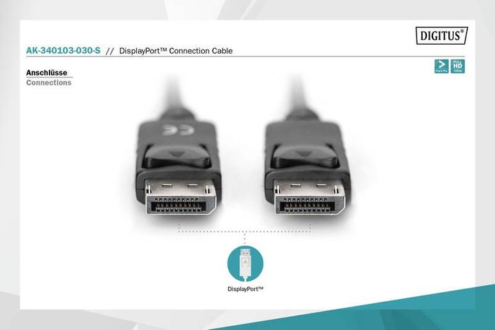 Productafbeelding Digitus DisplayPort - DisplayPort (3 m, DisplayPort)