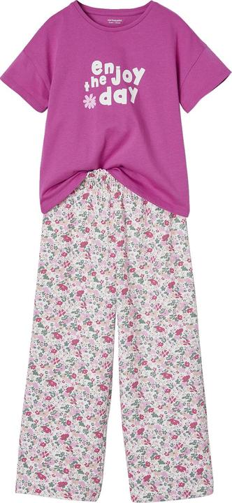 Image du produit Vertbaudet Mädchen-Set: T-Shirt & weite Hose (122)