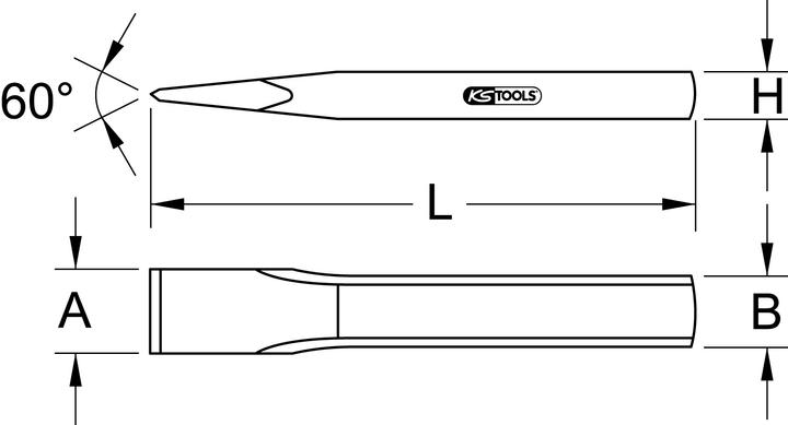 Produktbild KS Tools Maurermeissel (31 mm)