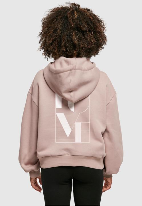 Image du produit Merchcode Ladies Love Organic Oversized Hoody - 117683 (S)