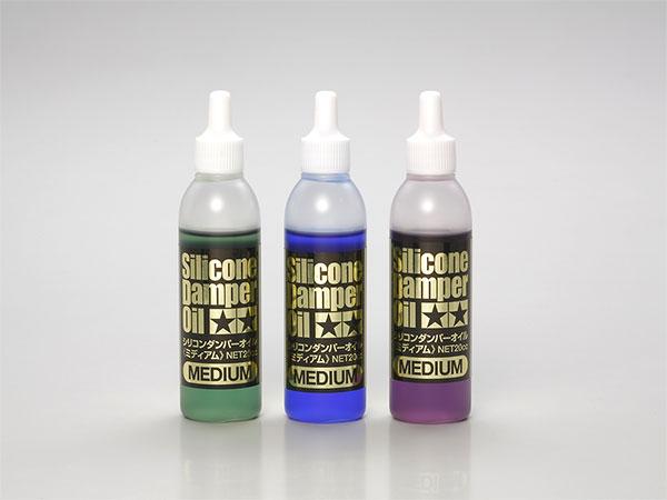 Produktbild Tamiya Dämpferölset Medium 500-green/600-blue/ 700-purple CST