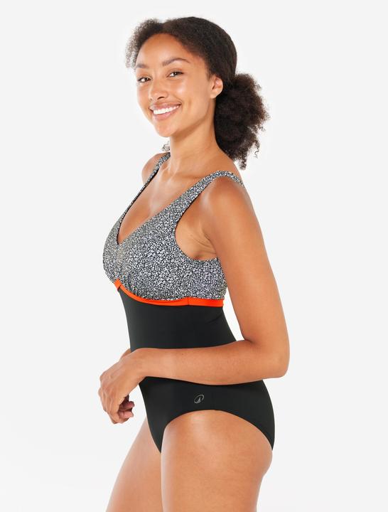 Produktbild Nabaiji Women’s aquafitness 1-piece swimsuit - Rosy black (40, 42)