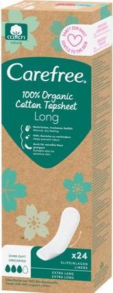 Actual product image Carefree Organic Cotton Long - Panty liners - 24.0pcs (24 x, Panty liners)
