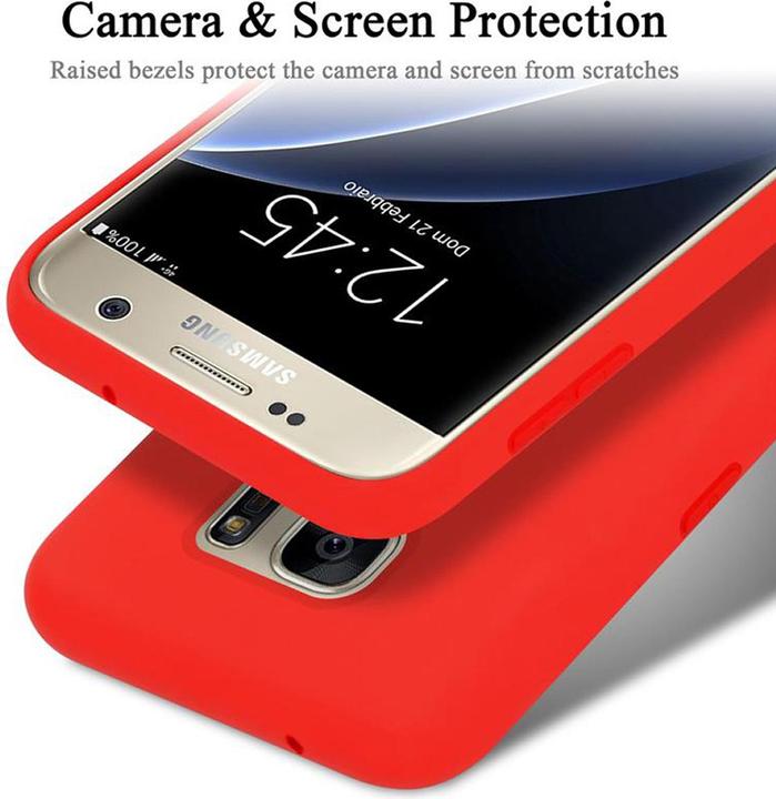 Actual product image Cadorabo TPU Liquid Silicone Case Cover (Samsung Galaxy S7)
