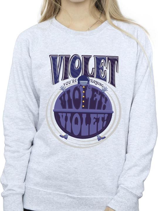Image du produit Willy Wonka & the Chocolate Factory - Sweat VIOLET TURNING VIOLET - Femme (3XL)
