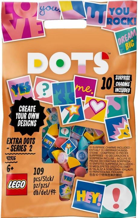 Image du produit LEGO Ensemble de suppléments pour bracelets Bande dessinée (41916, LEGO Dots)