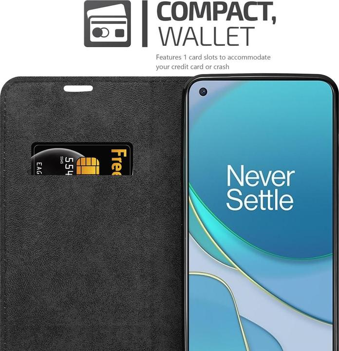 Productafbeelding Cadorabo Boek Onzichtbare Magneethoes (OnePlus 8T)