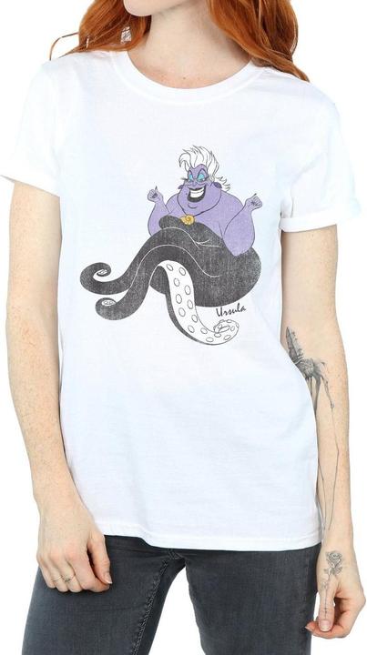 Image du produit The Little Mermaid Ursula T-shirt en coton boyfriend (S)