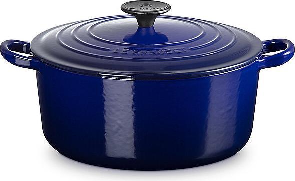 Actual product image Le Creuset TRADITION Indigo roaster (24 cm, Casserole + Stewpot, Cast iron)