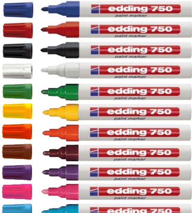 Actual product image Edding Paintmarker 750 (Multinational, White, 2 mm, 1 x)