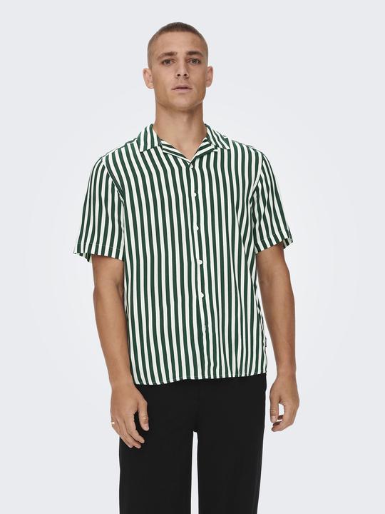Actual product image Only & Sons Striped short sleeve shirt (L)