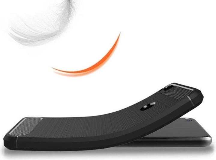 Produktbild Screenguard Huawei P8 Lite 2017 Hülle Carbon Brushed Soft TPU (Huawei P8 Lite (2017))